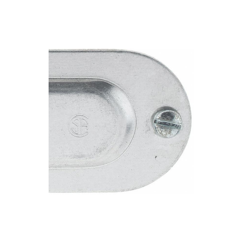 Value Collection 3/4" Trade, Aluminum Conduit Body Cover Plate