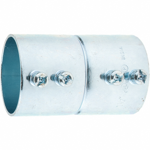 Value Collection Conduit Coupling For EMT, Steel, 11/2" Trade Size