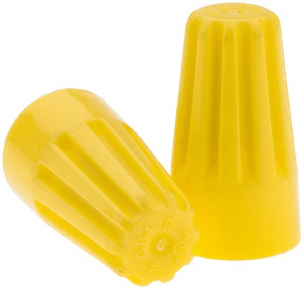 Standard Twist-On Wire Connector: Yellow, Corrosion-Resistant & Flame-Retardant