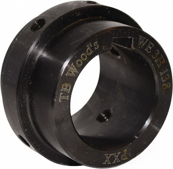 Flexible Coupling: Shaft Hub, Steel, 1 to 1" Pipe, 1-3/4" OAL