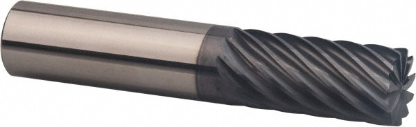 SGS 36625 Square End Mill: 3/4 Dia, 1-5/8 LOC, 3/4 Shank Dia, 4 OAL, 11 Flutes, Solid Carbide Image