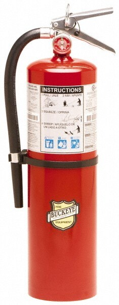 Vehicle Metal Bracket: Dry Chemical, 5.125" Dia, 10 lb Capacity, Pressure Gauge
