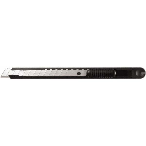 thumbnail image 2 of 9mm Snap-Off Hobby Craft Knife – New 2022 Black Aluminum Design 2 of 4