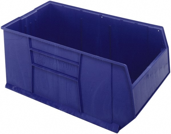 Plastic Hopper Stacking Bin: Blue