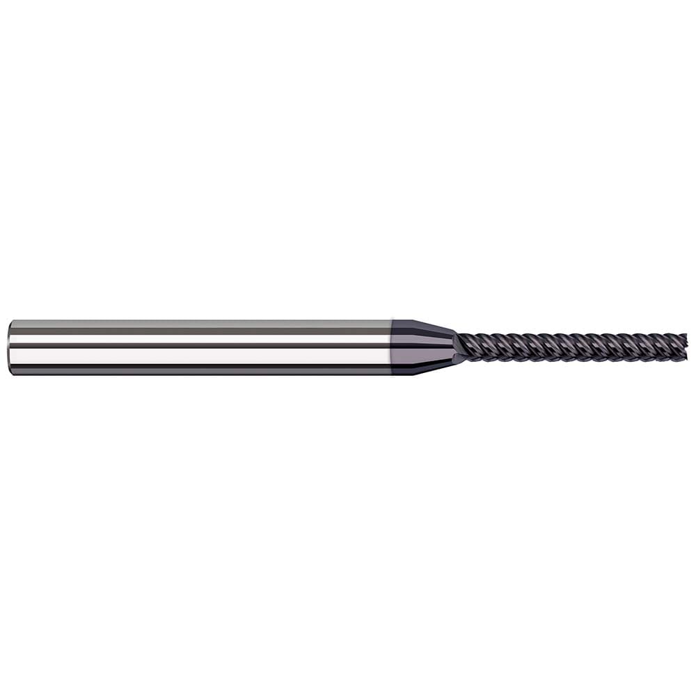 Harvey Tool 53416-C6 Square End Mill: 1/4" Dia, 5 Flutes, 2" LOC, Solid Carbide, 44 ° Helix Image