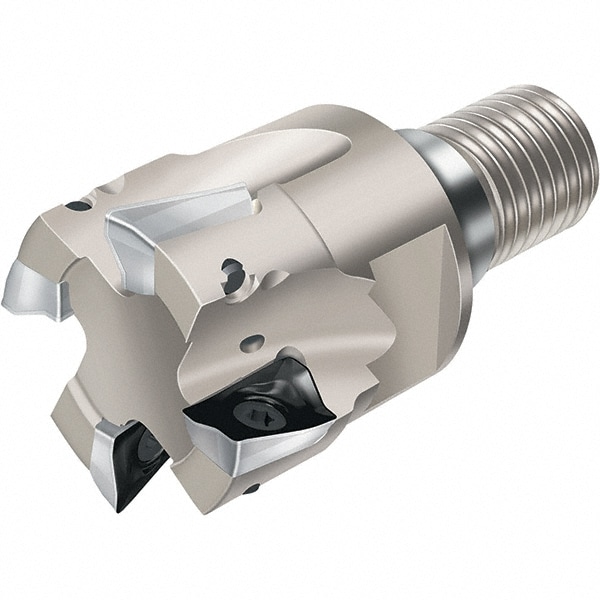 Indexable Square-Shoulder End Mill: F4042.T36.040.Z04.15, 40 mm Cut Dia, 15 mm Max Depth of Cut, T36 Modular Connection Shank