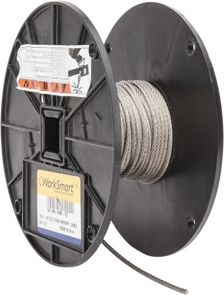 Value Collection WS-MH-WIRE-150 50 Long, 1/8" Diam, Aircraft Cable Image