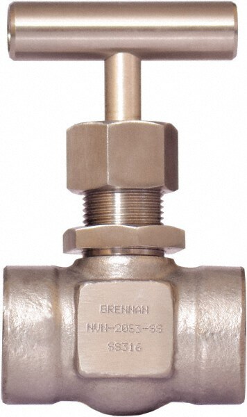 3/4" Pipe, Straight Needle Valve