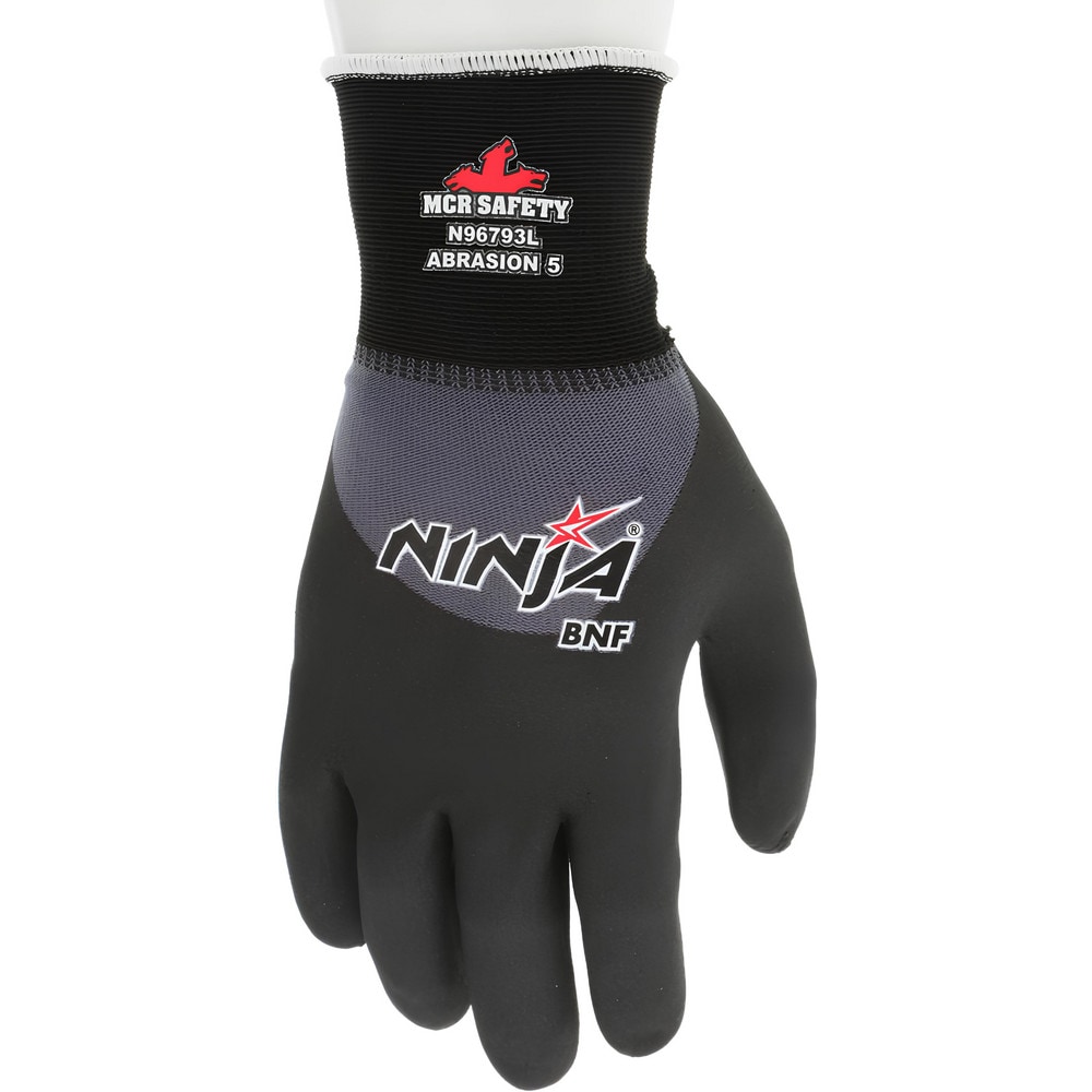 MCR SAFETY Memphis 9673SF Foam Nitrile Coated Gloves, Medium