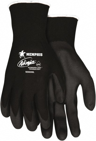 MCR SAFETY N9699L Puncture and Abrasion-Resistant Gloves: Size L, ANSI Puncture 2, Nylon Blend Image