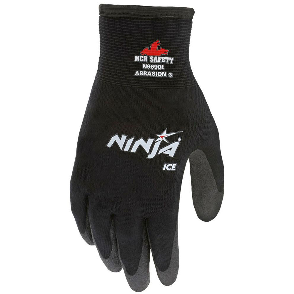 General Purpose Work Gloves: 2X-Large, Latex Coated, Nylon