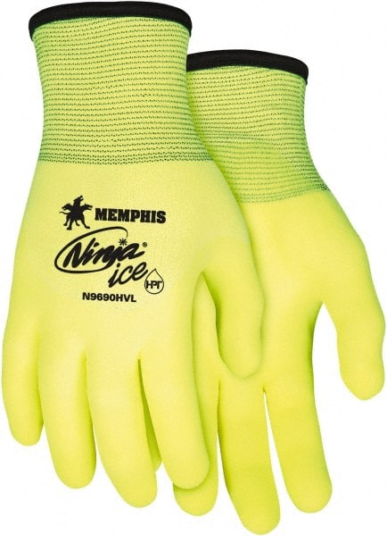 MCR SAFETY N9690HVXXL General Purpose Work Gloves: 2X-Large, Latex Coated, Nylon 
