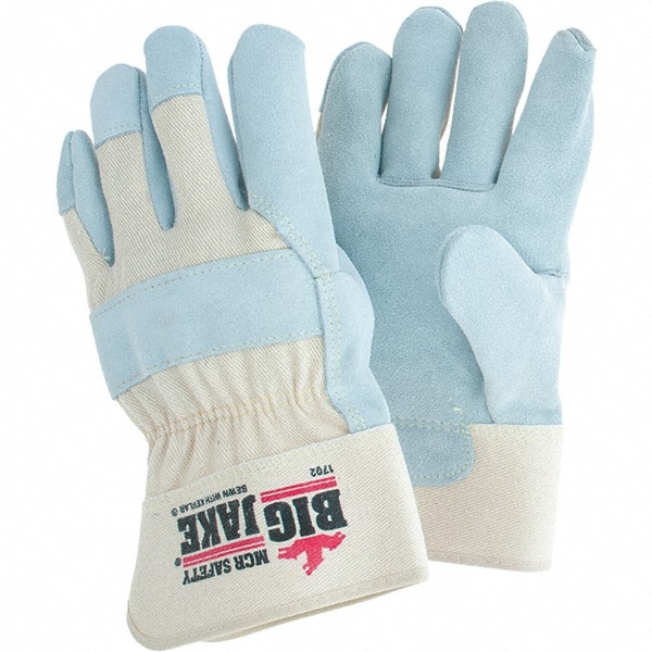 MCR SAFETY 1702XL Cut & Abrasion-Resistant Gloves: Size XL, ANSI Cut 3, Leather 