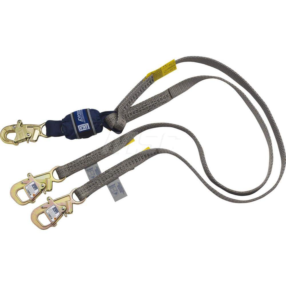 DBI/SALA 1246075 Lanyards & Lifelines; Load Capacity: 420lb; 190kg ; Lifeline Material: Polyester ; Capacity (Lb.): 420 ; End Connections: Snap Hook ; Maximum Number Of Users: 1 ; Anchorage Connection: Tie-Back Snap Hook 