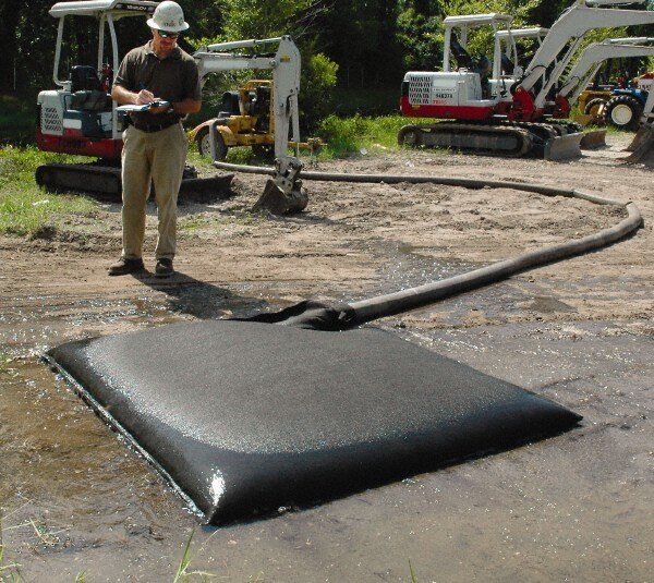 4 Ft. Long x 3 Ft. Wide, 168 Inch Diameter Dewatering Bag