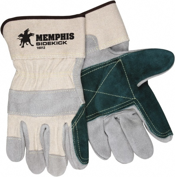 MCR Safety - Work Gloves: Memphis® Size Medium, Cowhide Leather ...