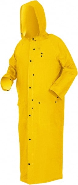 MCR SAFETY 260CX3 Rain Jacket: Size 3X-Large, Yellow, Polyester 