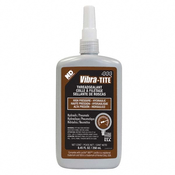 Vibra-Tite. 44425 Threadlocker: Brown, Liquid, 250 mL, Bottle 