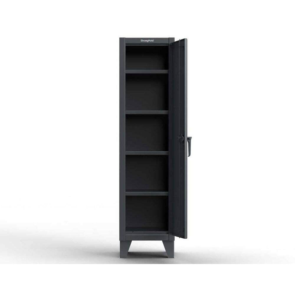 Lockers; Locker Style: Horizontal ; Locker Configuration: 1-Wide ; Assembled: Yes ; Shelf Capacity: 1900lb ; Handle Type: Swing ; Cabinet Height Range: Full Height