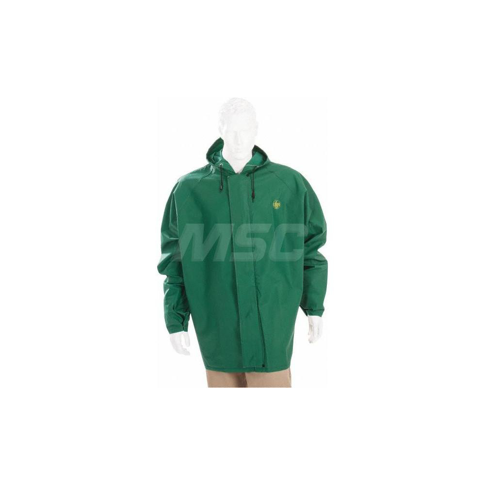 MCR Safety Rain Jacket Size XLarge, Green, Nylon