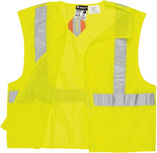 MCR SAFETY CL2MLPFRM High Visibility Vest: Medium Image