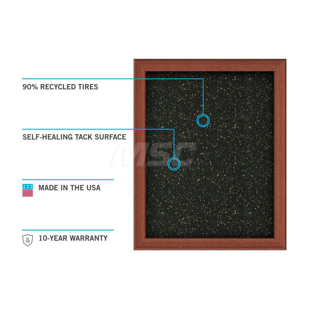 Ghent 36" Wide x 24" High Open Cork Bulletin Board 43846625 MSC