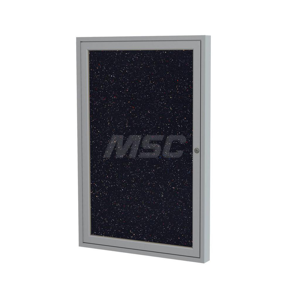 Ghent Cork Bulletin Boards; Style Enclosed Recycled Rubber Bulletin