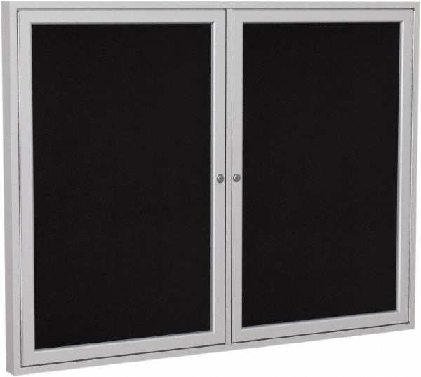 Ghent 48" Wide x 36" High Enclosed Cork Bulletin Board 43847771