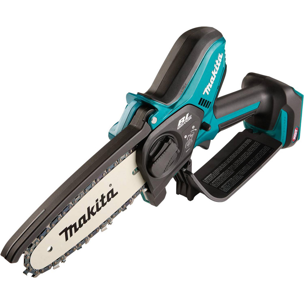 Makita Chainsaws: Power Type: Battery; Bar Length (Inch): 6; Guide Bar Length (Inch): 6 - 6 Guide Bar Length, 0.0430" Chain Gauge, 8.6 mps