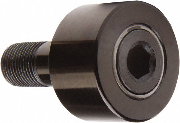 6" Roller Diam x 3-1/4" Width, 2-1/2" Stud Diam x 6" Length, Double Row Stud Cam Follower