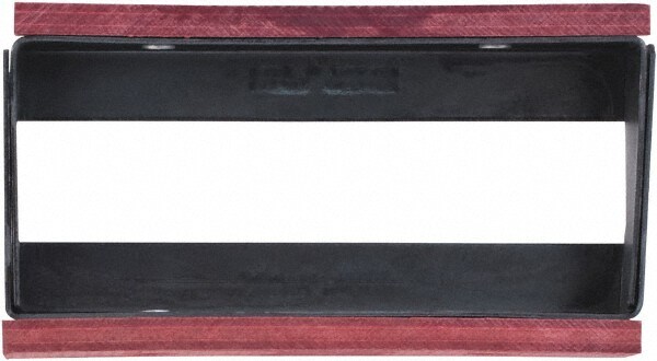 Vise Jaw: 3" Wide, 3.8" High, 1.1" Thick, Flat