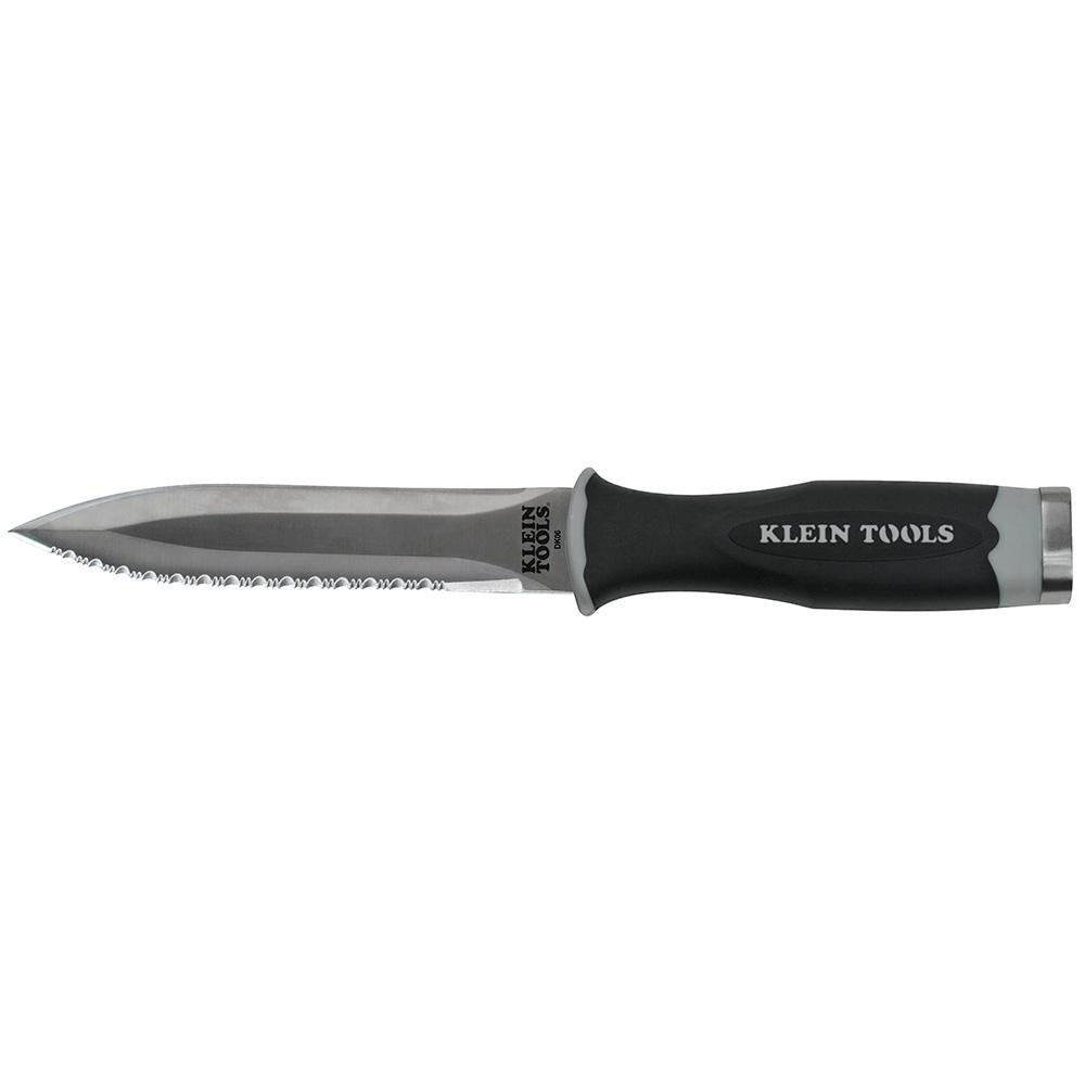 5-1/2" Long Blade, Steel, Serrated, Duct Knife