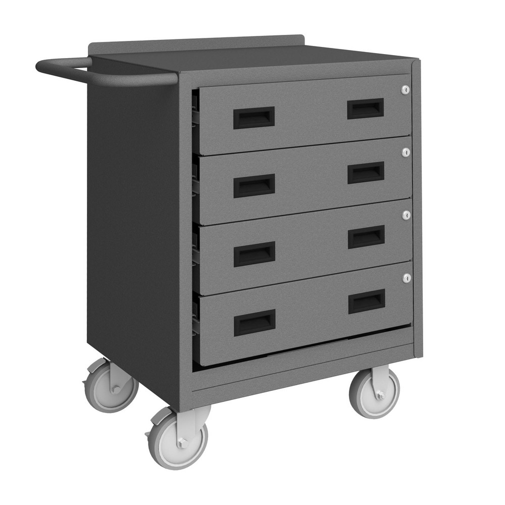 Durham 2202-95 Mobile Utility Cart: Steel, Gray Image