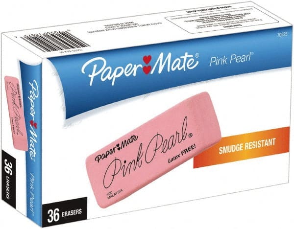 Paper Mate - Pack of 3 Rectangle Rubber Erasers - 43917525 - MSC