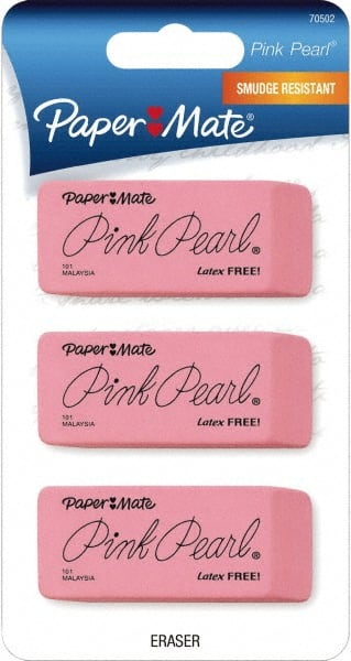 Pack of 3 Rectangle Rubber Erasers