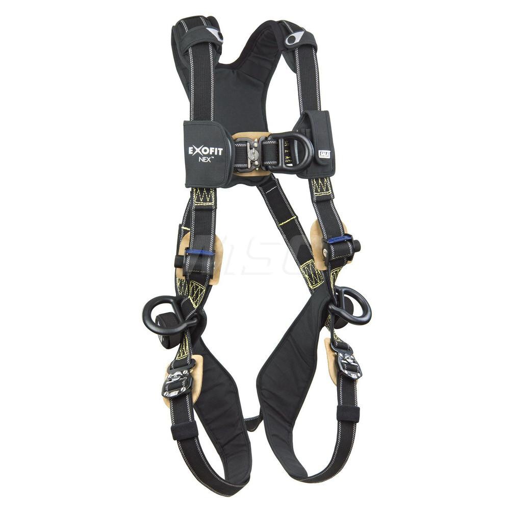 Fall Protection Harnesses: 420 Lb, Arc Flash Style, Size Small, For Climbing & Positioning, Nomex & Kevlar, Back Front & Side