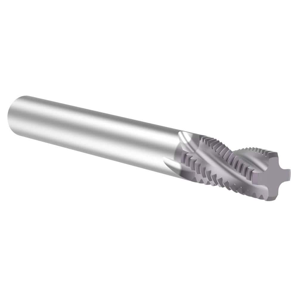 Allied Machine and Engineering TM19BSPP Helical Flute Thread Mill: 1/4 & 3/8, Internal & External, 4 Flute, 0.312" Shank Dia, Solid Carbide 