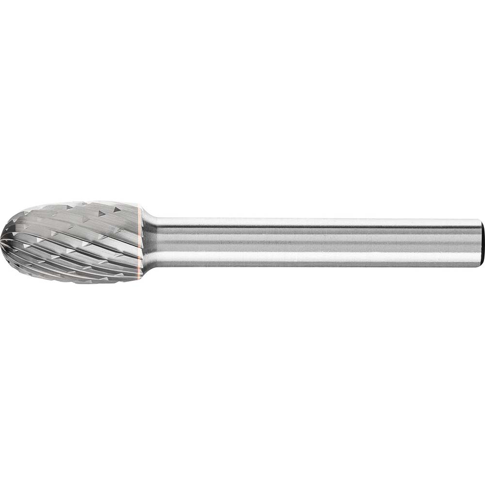 PFERD Tools Abrasive Burr SE3 38 Cut Dia Oval Double Cut  14 Shank Dia 58 LOC 238 OAL  Part 24642