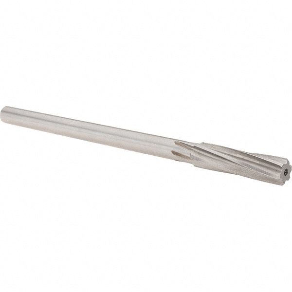 Alvord Polk 1179 Chucking Reamer: 0.5118" Dia, 8" OAL, 2" Flute Length, Straight Shank, High Speed Steel Image