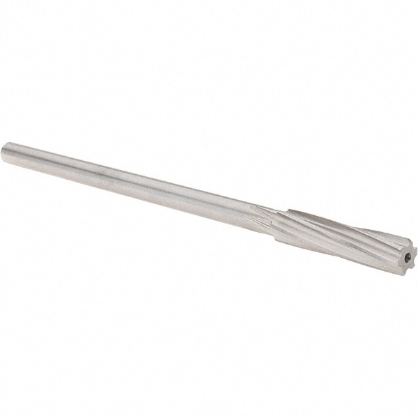 Alvord Polk 1155 Chucking Reamer: 0.3937" Dia, 7" OAL, 1-3/4" Flute Length, Straight Shank, High Speed Steel Image