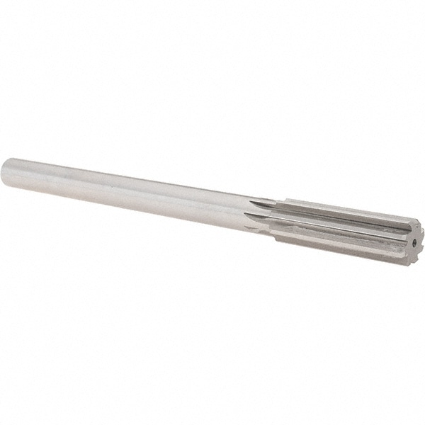 Alvord Polk 459 Chucking Reamer: 3/4" Dia, 9-1/2" OAL, 2-1/2" Flute Length, Straight Shank, Cobalt Steel 