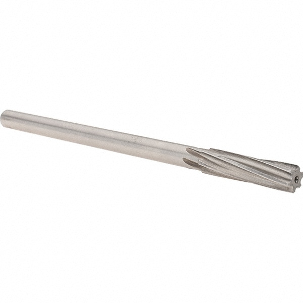 Alvord Polk 1174 Chucking Reamer: 0.498" Dia, 8" OAL, 2" Flute Length, Straight Shank, High Speed Steel Image