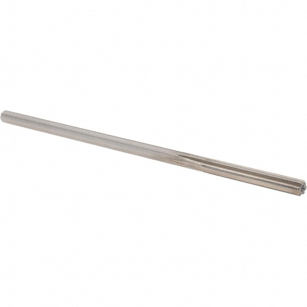 Alvord Polk 10389 Chucking Reamer: 0.2205" Dia, 6" OAL, 1-1/2" Flute Length, Straight Shank, High Speed Steel Image