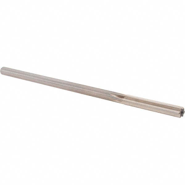 Alvord Polk 10455 Chucking Reamer: 0.2535" Dia, 6" OAL, 1-1/2" Flute Length, Straight Shank, High Speed Steel 