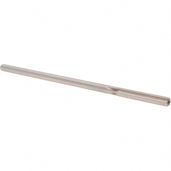 Alvord Polk 10442 Chucking Reamer: 0.247" Dia, 6" OAL, 1-1/2" Flute Length, Straight Shank, High Speed Steel 