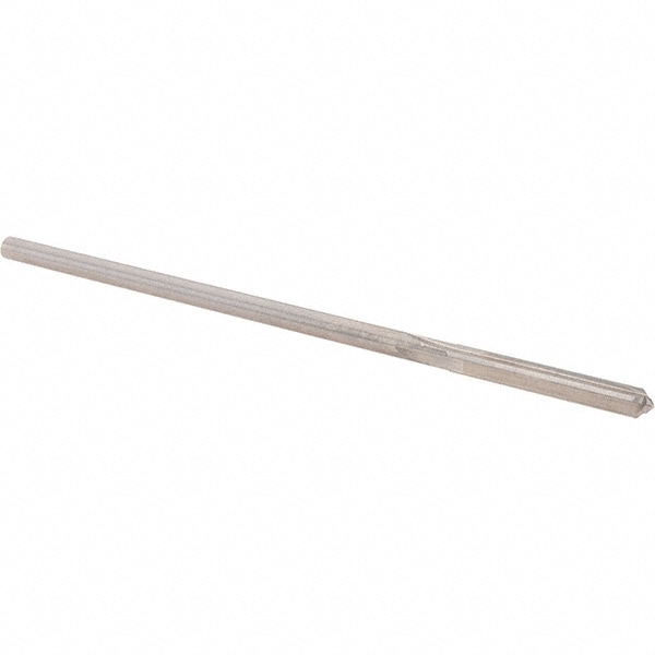 Alvord Polk 10233 Chucking Reamer: 0.143" Dia, 4" OAL, 1" Flute Length, Straight Shank, High Speed Steel 