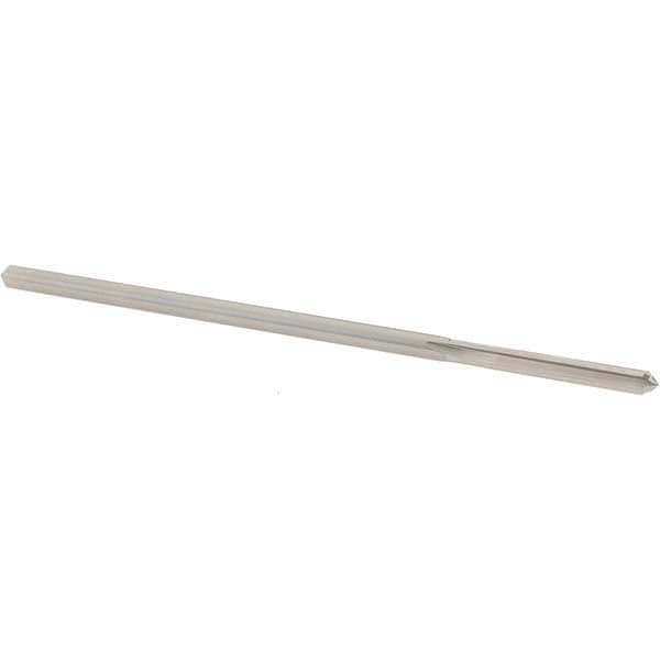 Alvord Polk 10239 Chucking Reamer: 0.146" Dia, 4" OAL, 1" Flute Length, Straight Shank, High Speed Steel 