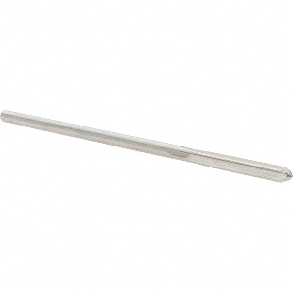 Alvord Polk 10256 Chucking Reamer: 0.1545" Dia, 4" OAL, 1" Flute Length, Straight Shank, High Speed Steel 