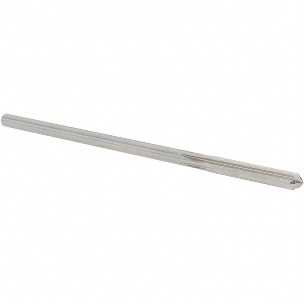 Alvord Polk 10298 Chucking Reamer: 0.1755" Dia, 4-1/2" OAL, 1-1/8" Flute Length, Straight Shank, High Speed Steel 