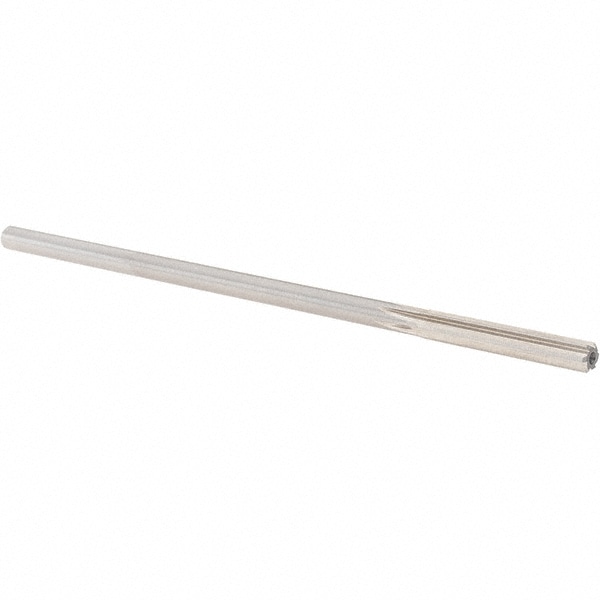 Alvord Polk 10410 Chucking Reamer: 0.231" Dia, 6" OAL, 1-1/2" Flute Length, Straight Shank, High Speed Steel 